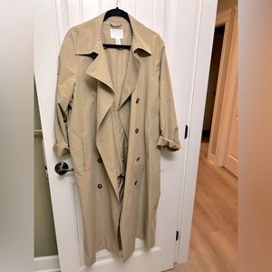 Oversized trench coat